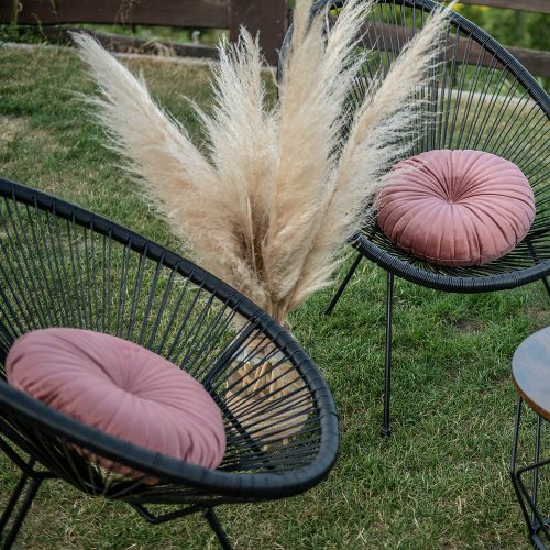 lounge piknik pink kék díszpárna bérlés